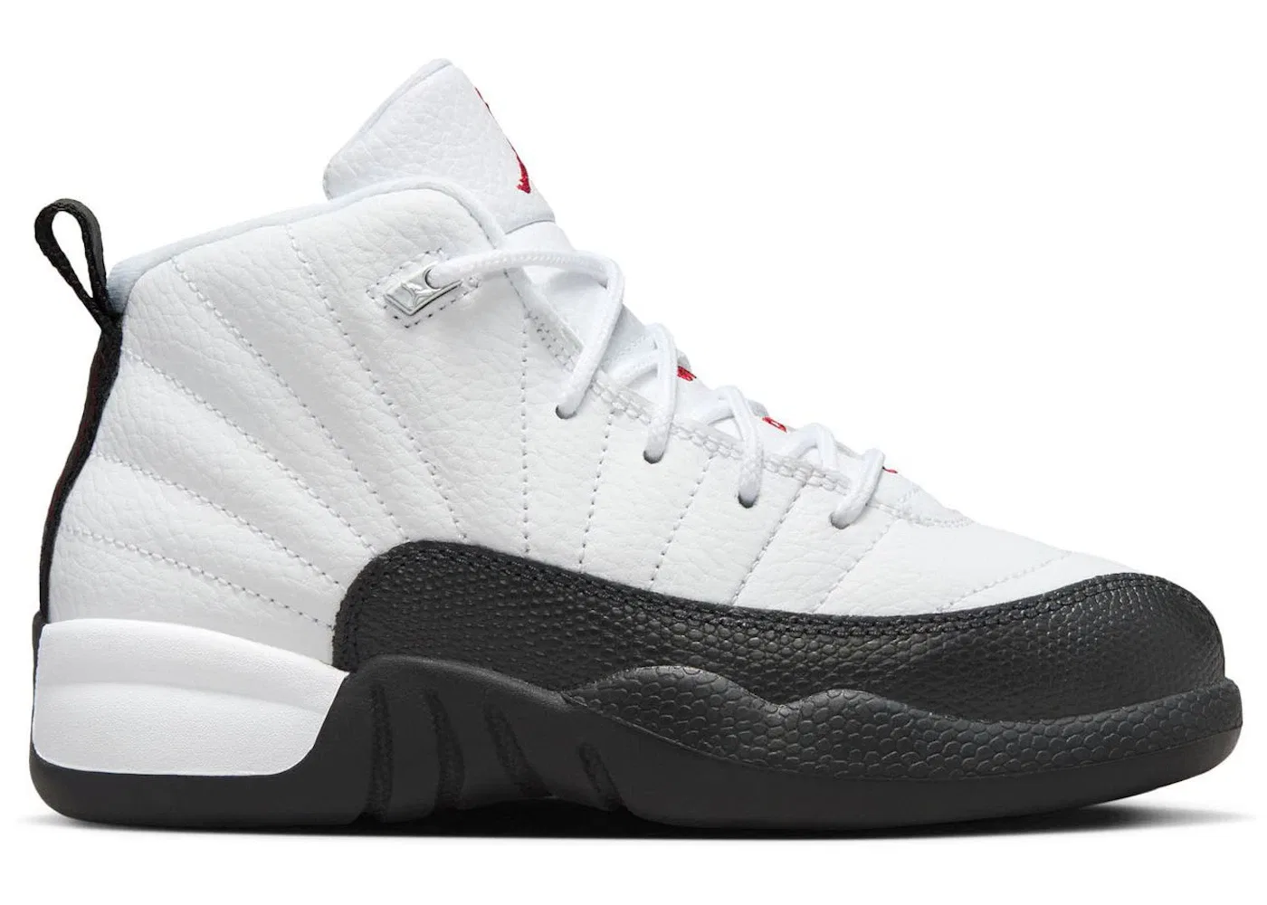 Детские кроссовки с принтом Jordan 12 Retro Jordan, White Gym Red Black