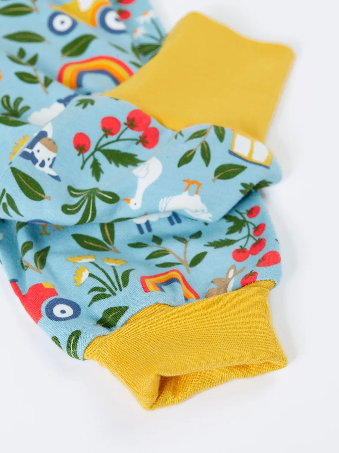 Штаны с манжетами Parsnip Frugi, синий — фото 4