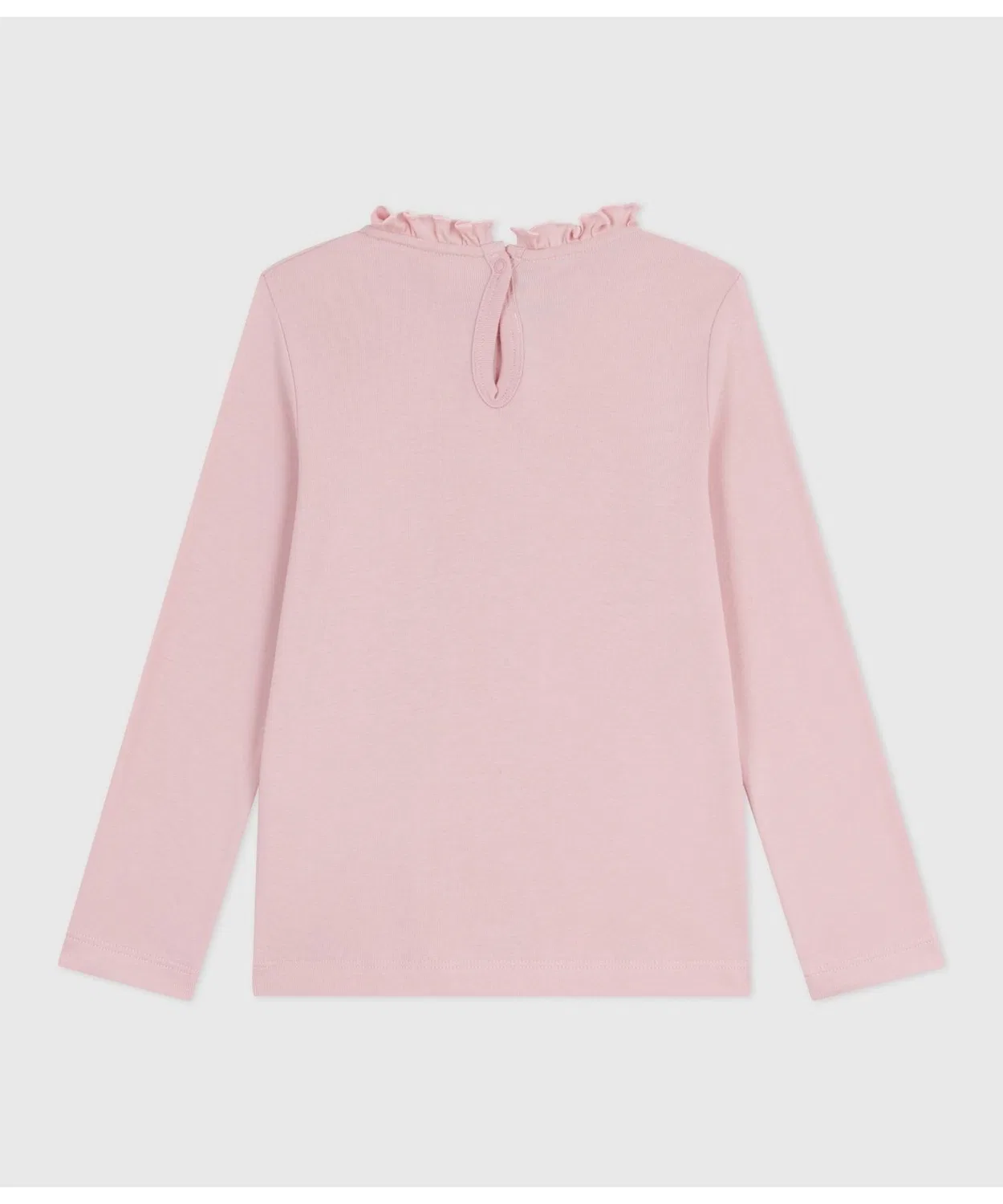 Детская футболка с длинным рукавомPETIT BATEAU, Off White — фото 4