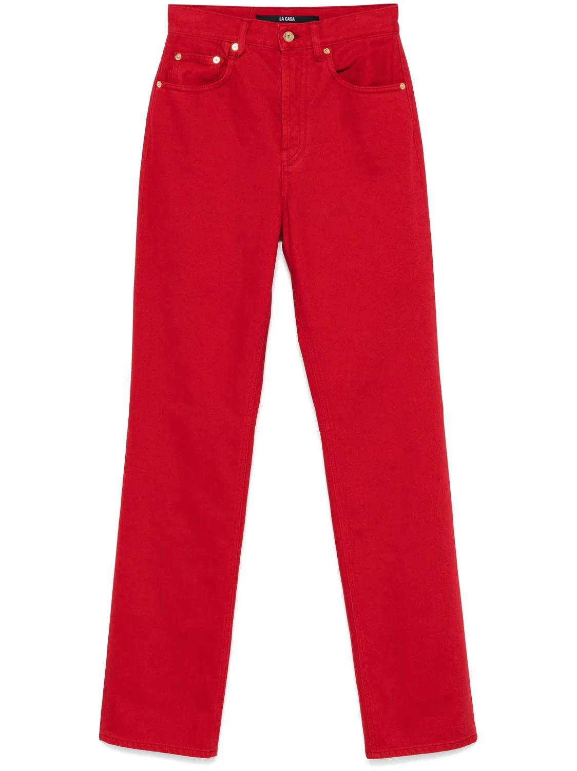 Джинсы Le de-Nîmes Droit Jacquemus, красный