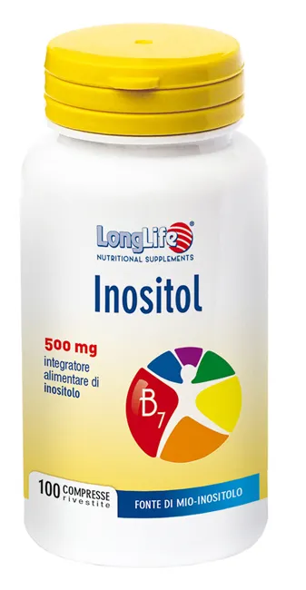 

LongLife Inositol Добавка для метаболизма жиров на основе инозитола 100 таблеток Long Life