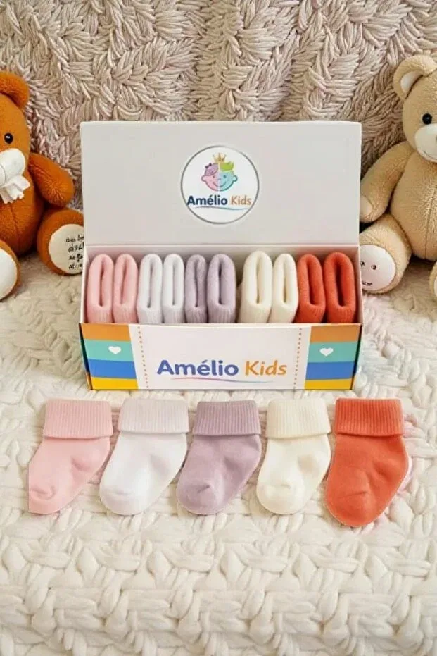 Детский набор носков из органического хлопка Amélio Kids, 5'Renk — фото 2