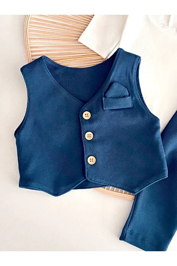 Детский комплект для мальчиков с длинным рукавом Jammybaby, Blue — фото 4