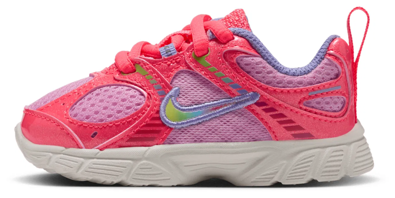 Детские кроссовки для девочек с дышащим верхом Nike V5 RNR, Multi Hot Punch Pink Rise — фото 2
