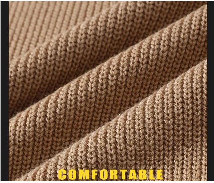 Мужской свитер Vintage Twist Knit — свободный ретро-пуловер с круглым вырезом — фото 2