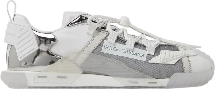 

Кроссовки Dolce & Gabbana NS1 White Silver, белый