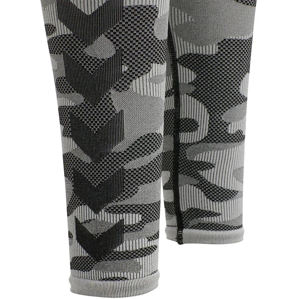 Детские леггинсы бесшовные с принтом Max Seamless Hummel, Grey — фото 4