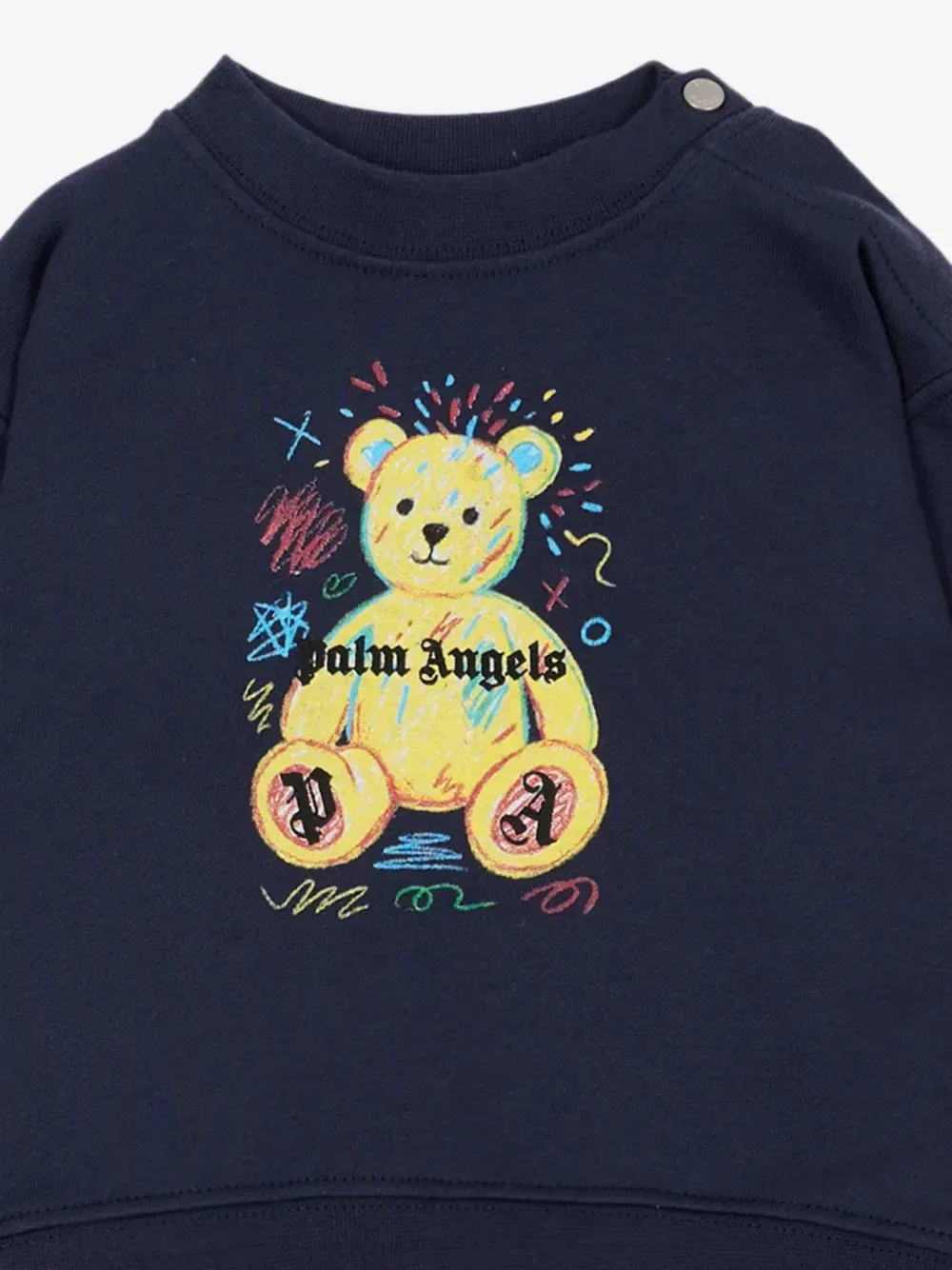 Комплект спортивного костюма "Медведь" Palm Angels Kids, синий — фото 3