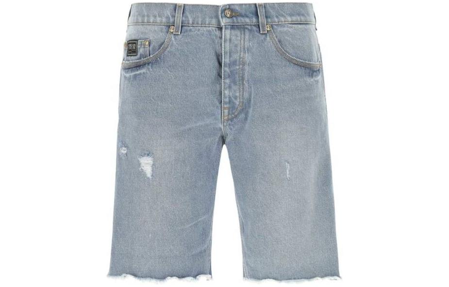 

VERSACE JEANS Джинсовые шорты мужские светло-голубые