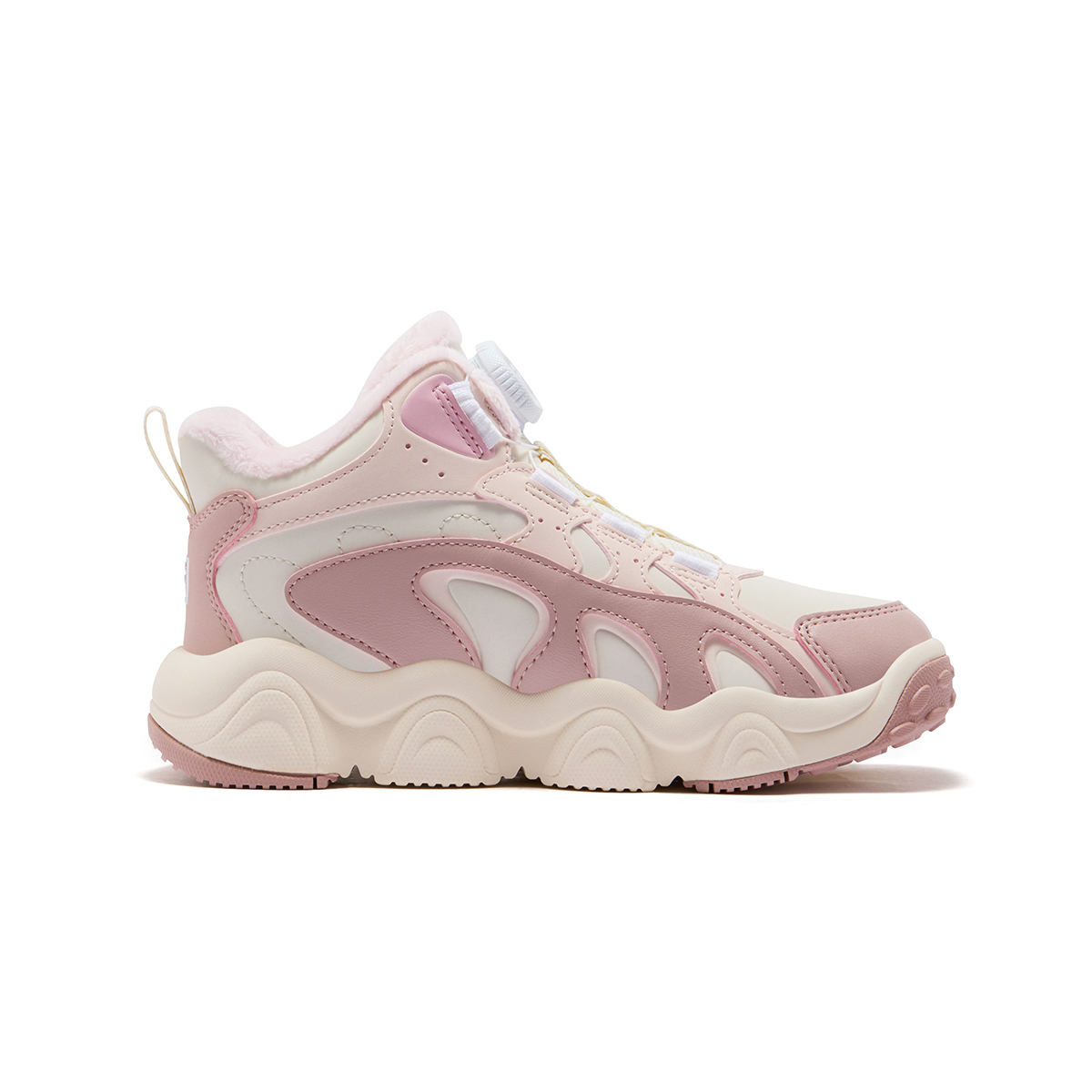 FILA KIDS SEASON FSW нескользящие утепленные ботинки Milk White/Rose Smoke Pink Kids' — фото 3