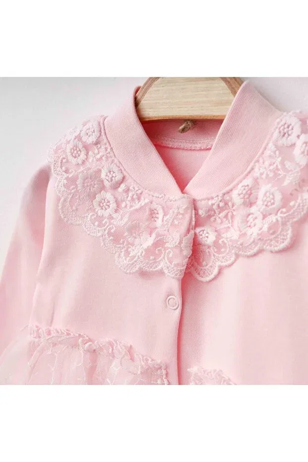 Детский комплект для девочек хлопковый Mevlud Cotton Lora Minimus, Pink — фото 2