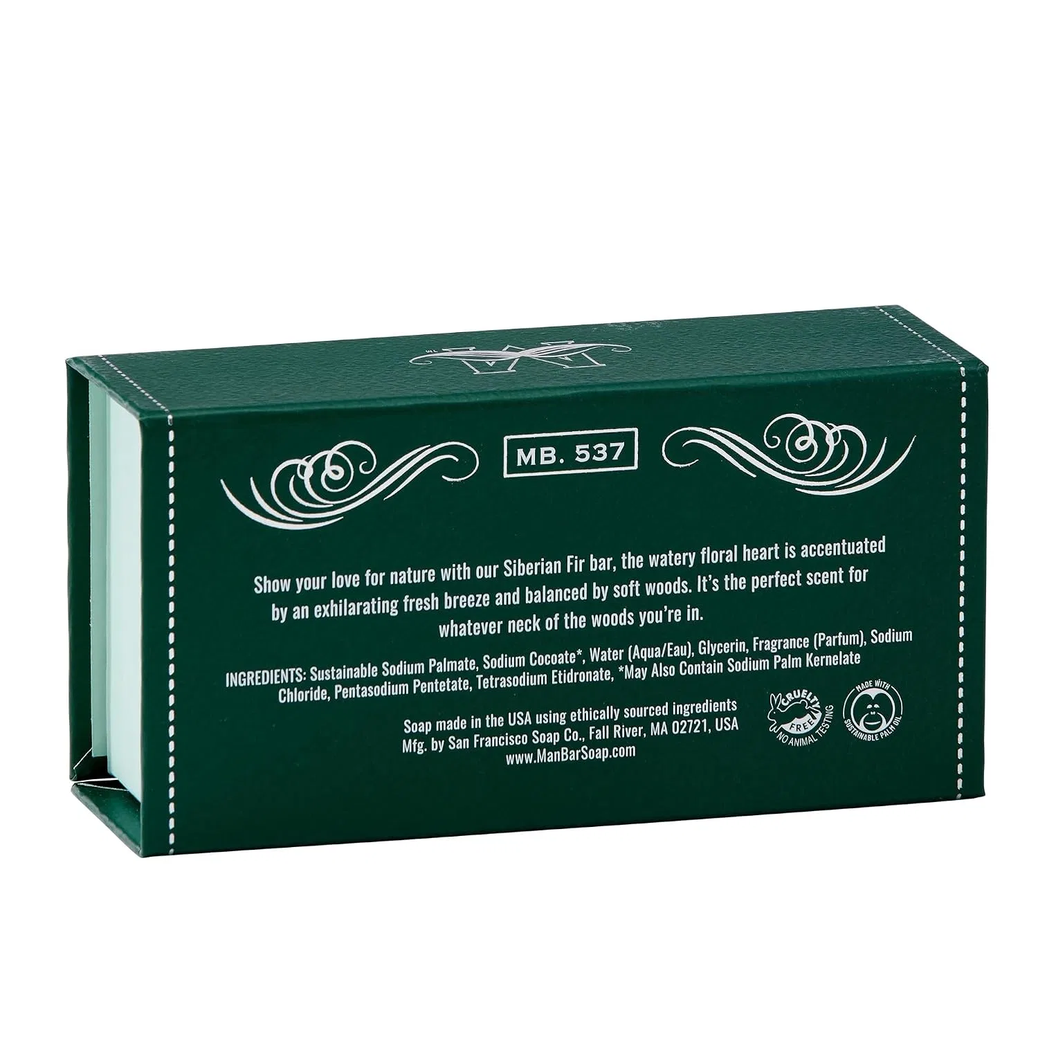 Мыло увлажняющее San Francisco Soap Company Siberian Fir, 283.5 г — фото 2