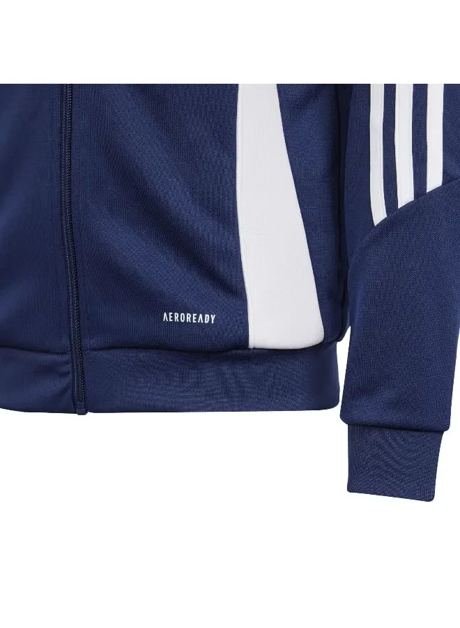 Куртка тренировочная с длинным рукавом Tiro 24 Adidas, темно-синий — фото 3