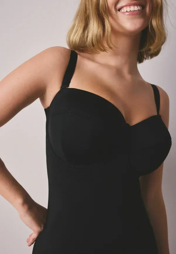 Боди с регулируемыми бретелями Regular fit Next, черный — фото 3