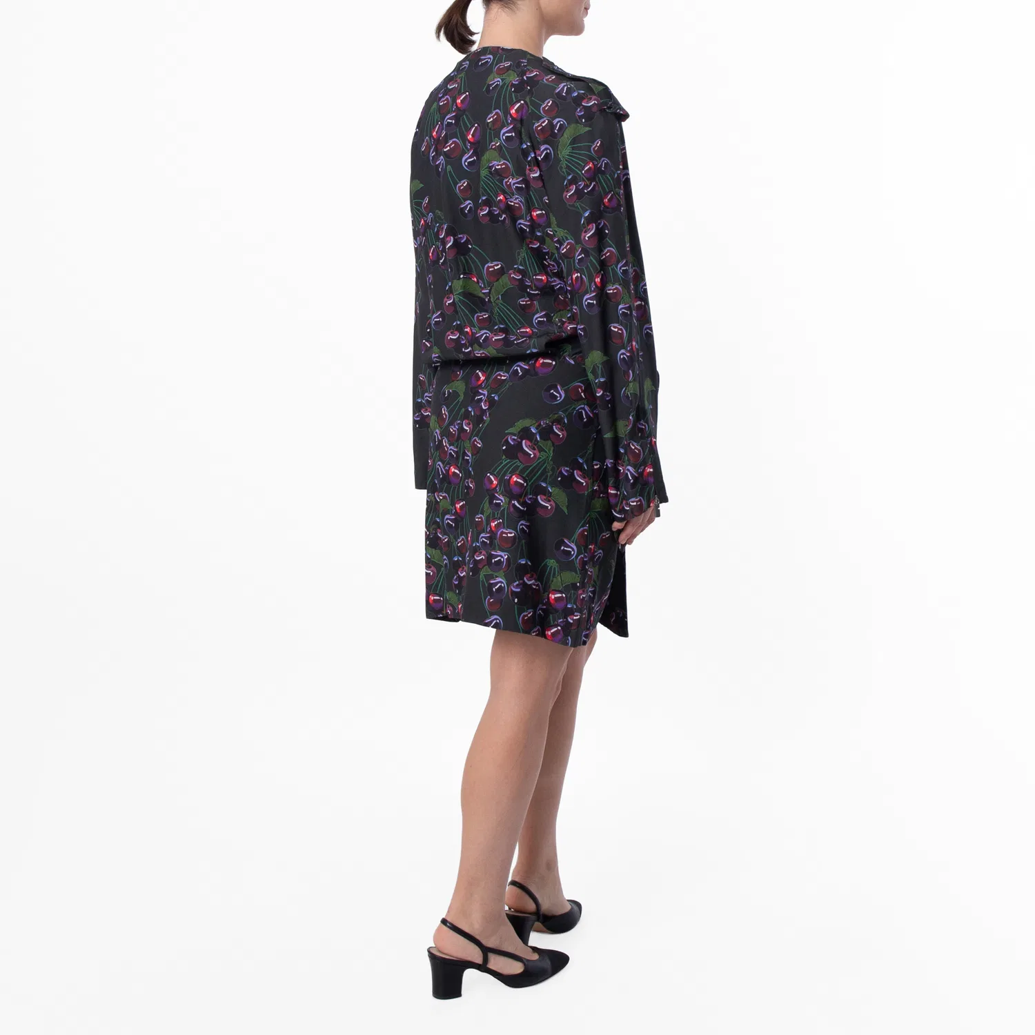 Платье мини с принтом Cherry-Print Burberry, Vine Ip Pattern — фото 4