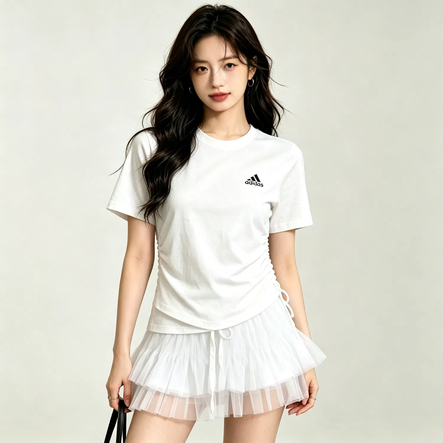 Футболка с принтом Shopping Bag, Adidas, White — фото 4