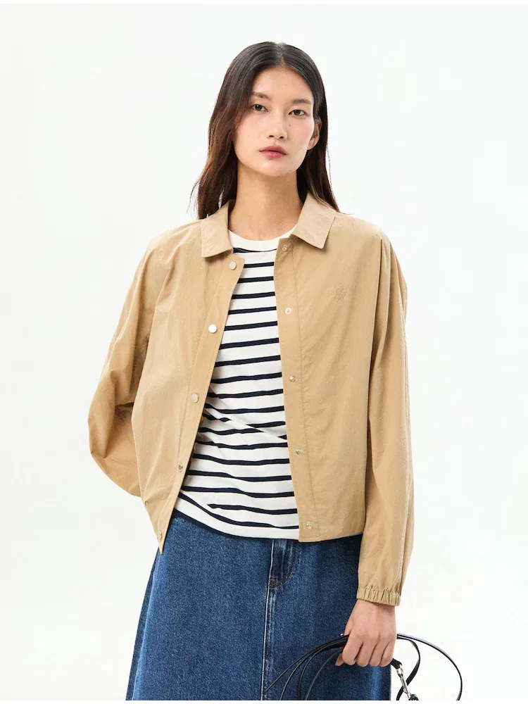 Куртка легкая короткая TOMMY HILFIGER, Beige