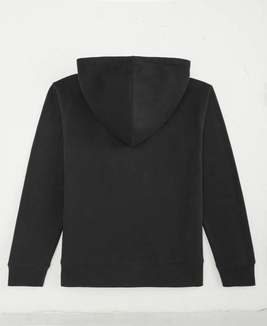 Детская худи на молнии с вышивкой Epic Threads, Deep Black — фото 3