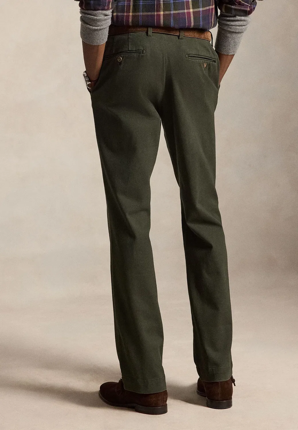 Классические эластичные брюки-чиносы Jarrett - чиносы Polo Ralph Lauren, Estate Olive — фото 3