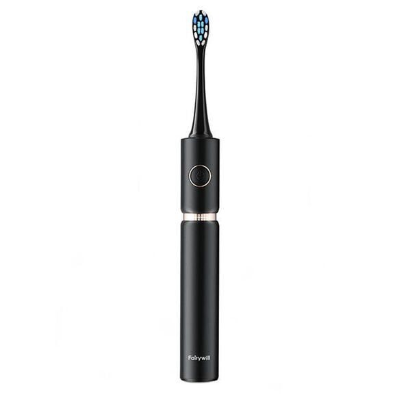 

FairyWill FW-P11 Black набор: звуковая зубная щетка для чистки зубов, 1 шт + чехол, 1 шт + насадки для звуковой зубной щетки, 8 шт.