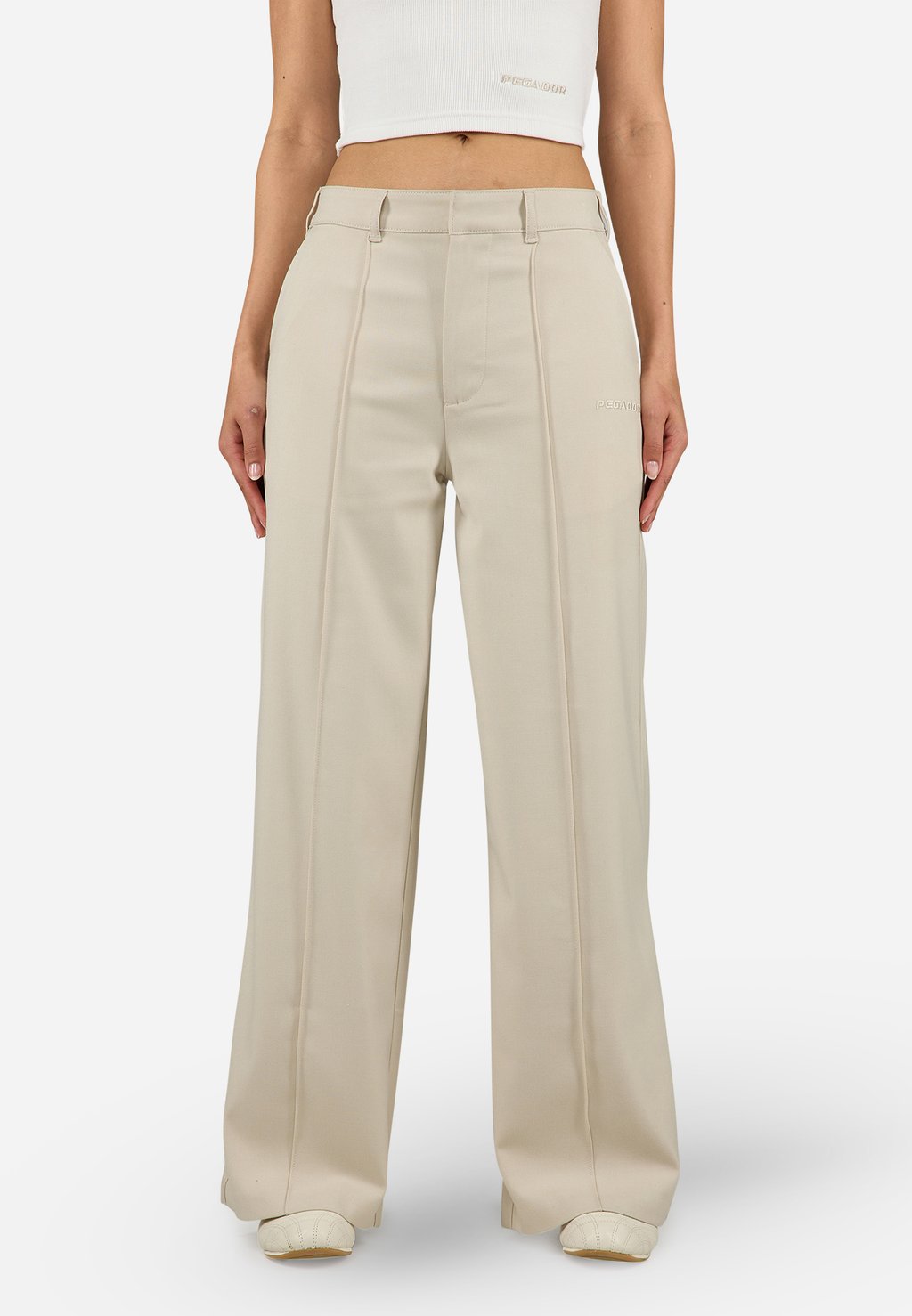 

Брюки SOLAYA SUIT PANTS Pegador, серо-коричневый