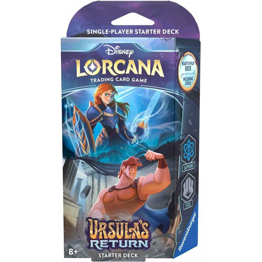 

Карточная игра Ravensburger Lorcana TCG: Ursula's Return - Starter Deck - Sapphire & Steel