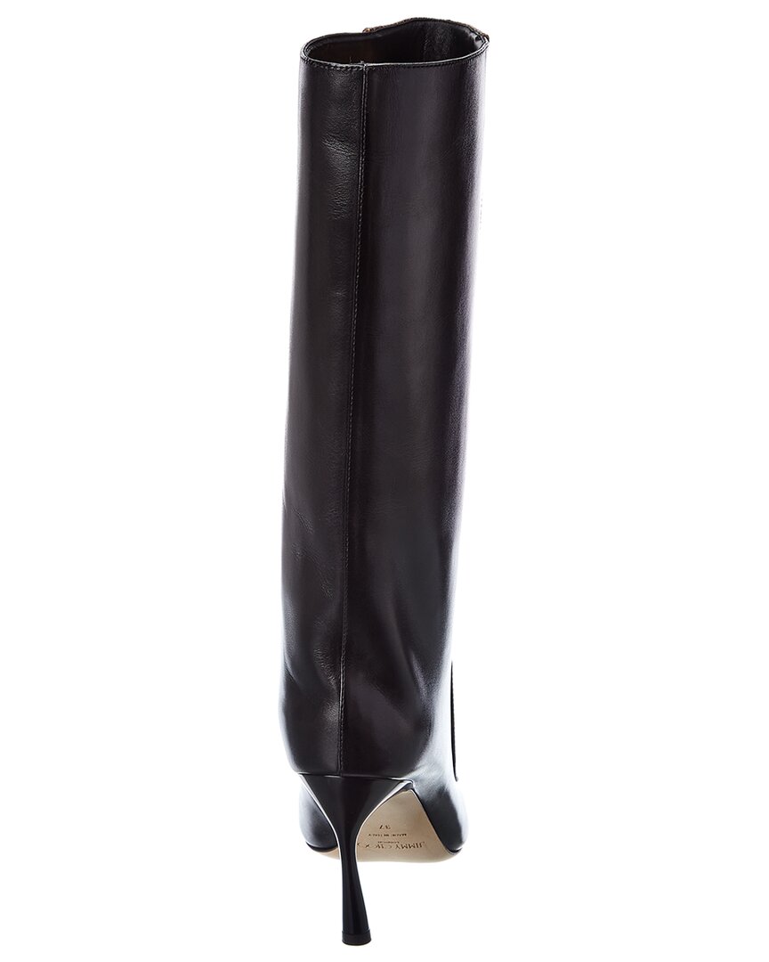 Jimmy Choo Mabyn 85 Ботинки из змеевидно-тисненой кожи, мультиколор — фото 3