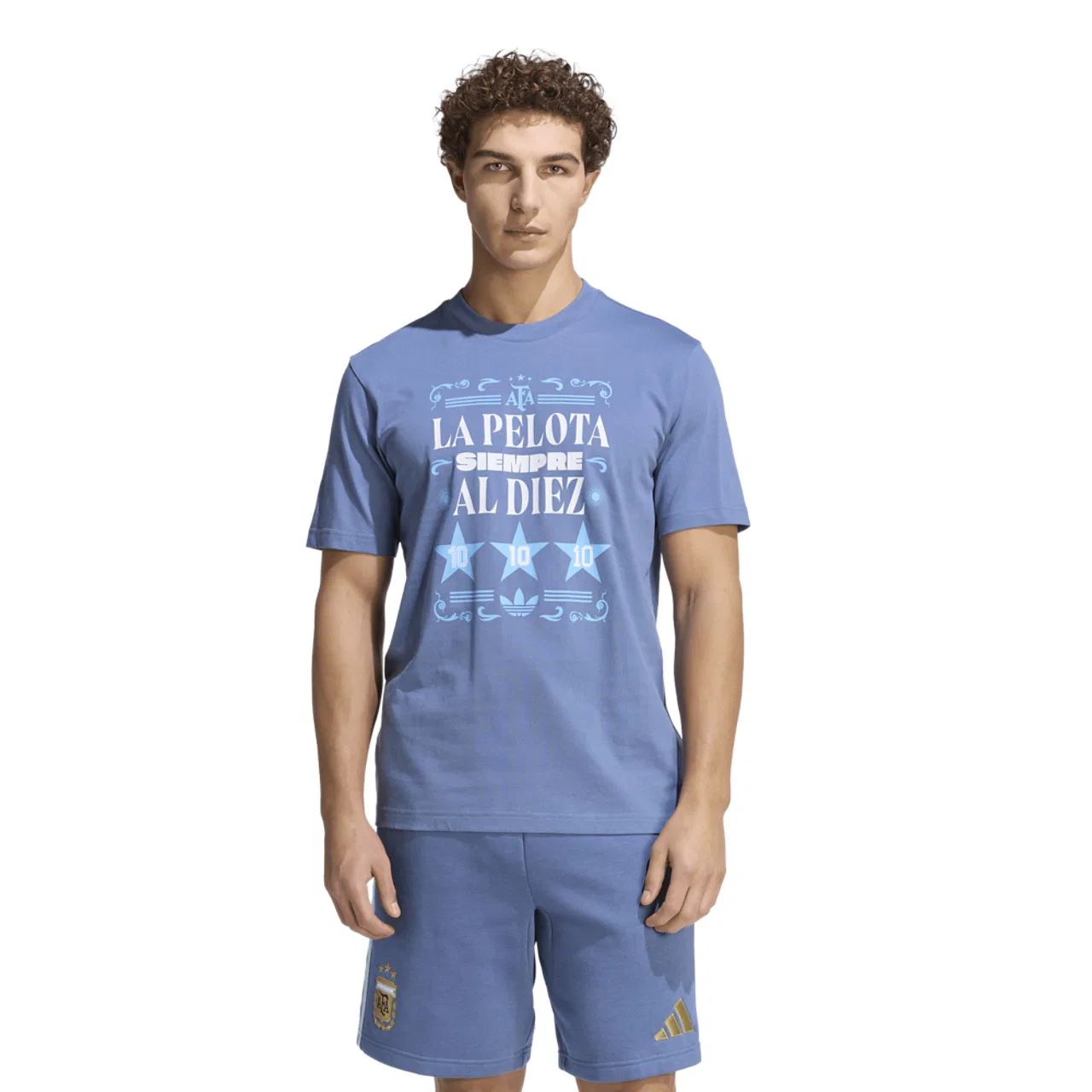 Футболка мужская Argentina Amply Adidas, цвет Crew Blue