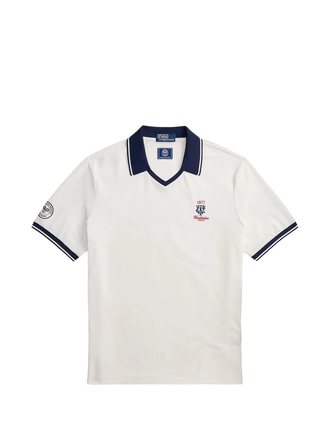 Поло Wimbledon белое Polo Ralph Lauren, белый