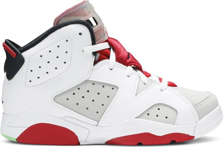 

Кроссовки Air Jordan 6 Retro PS Hare, белый