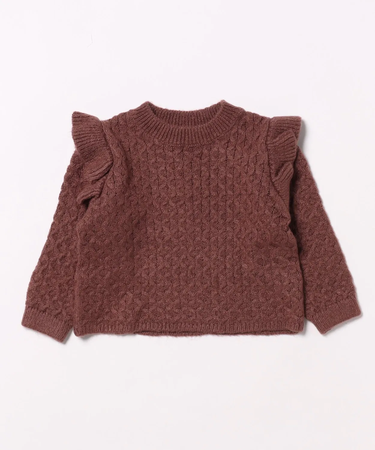 Детский свитер с воланами Rylee + Cru, Plum