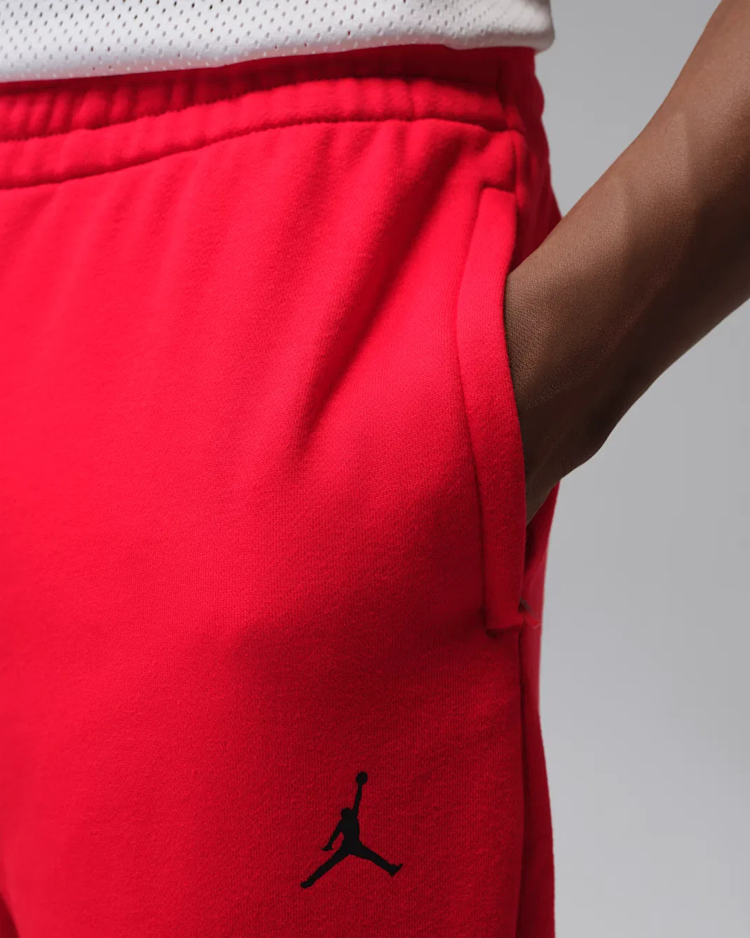 Мужские флисовые брюки Dri-FIT Jordan Sport Crossover, University Red — фото 4