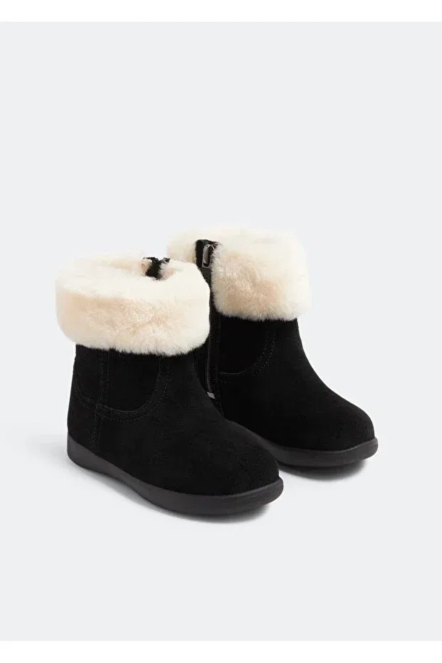 Детские ботинки для девочек с коротким каблуком Ugg, Black