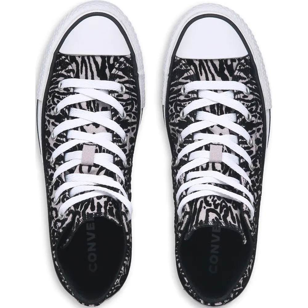 Детские высокие кеды Chuck Taylor All Star Lift Converse, Snow Leopard — фото 4