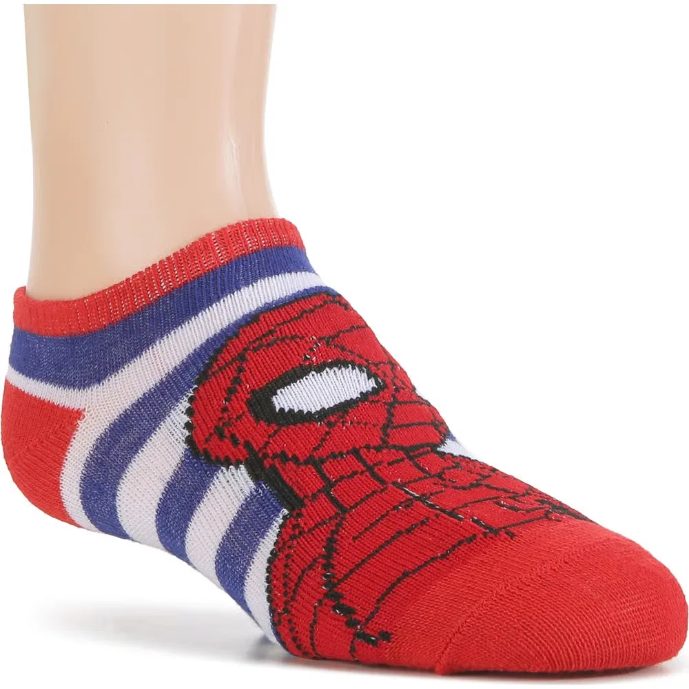 Набор из 6 детских носков до щиколотки Spiderman Spider-Man, Assorted — фото 3