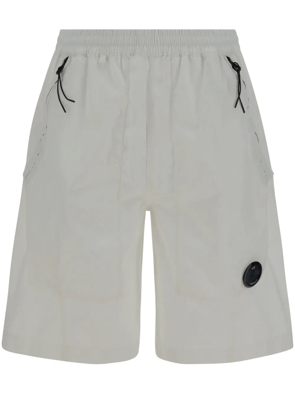 

Шорты-бермуды из рипстопа C.P. Company, белый