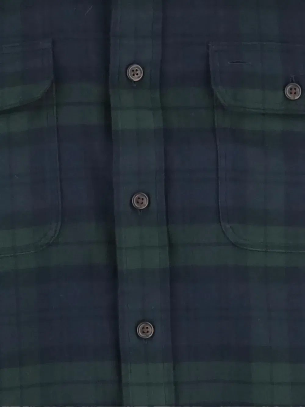 Рабочая рубашка из фланели в клетку классического кроя POLO RALPH LAUREN, синий — фото 3