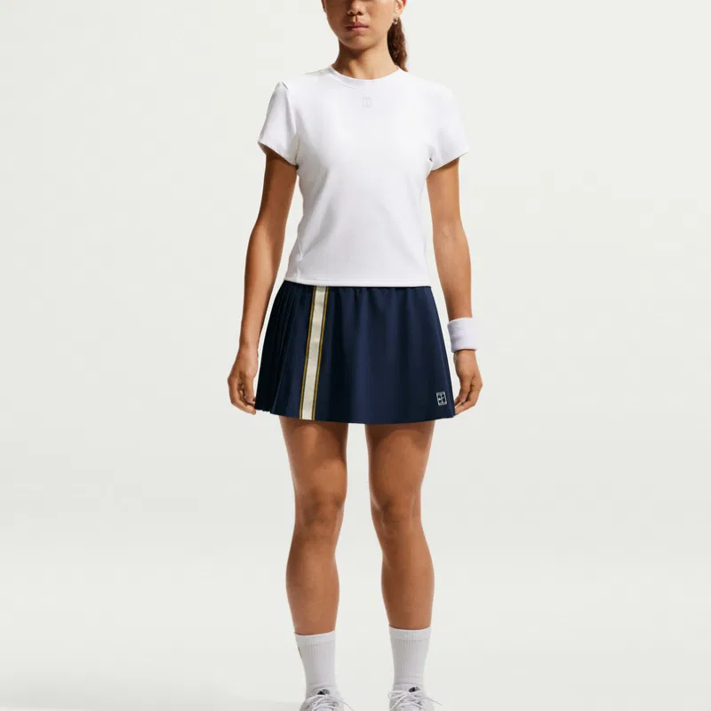 Женская юбка хлопковая Nike, Navy Blue — фото 4