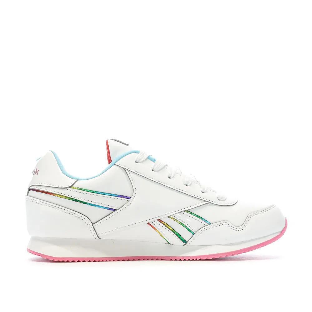 Детские кроссовки для девочек Reebok Royal, Weiß/Rosa — фото 2