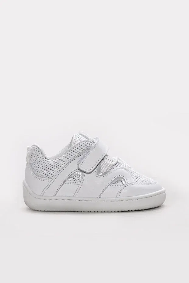 Детские кеды для мальчиков из натуральной кожи Fast Step, White