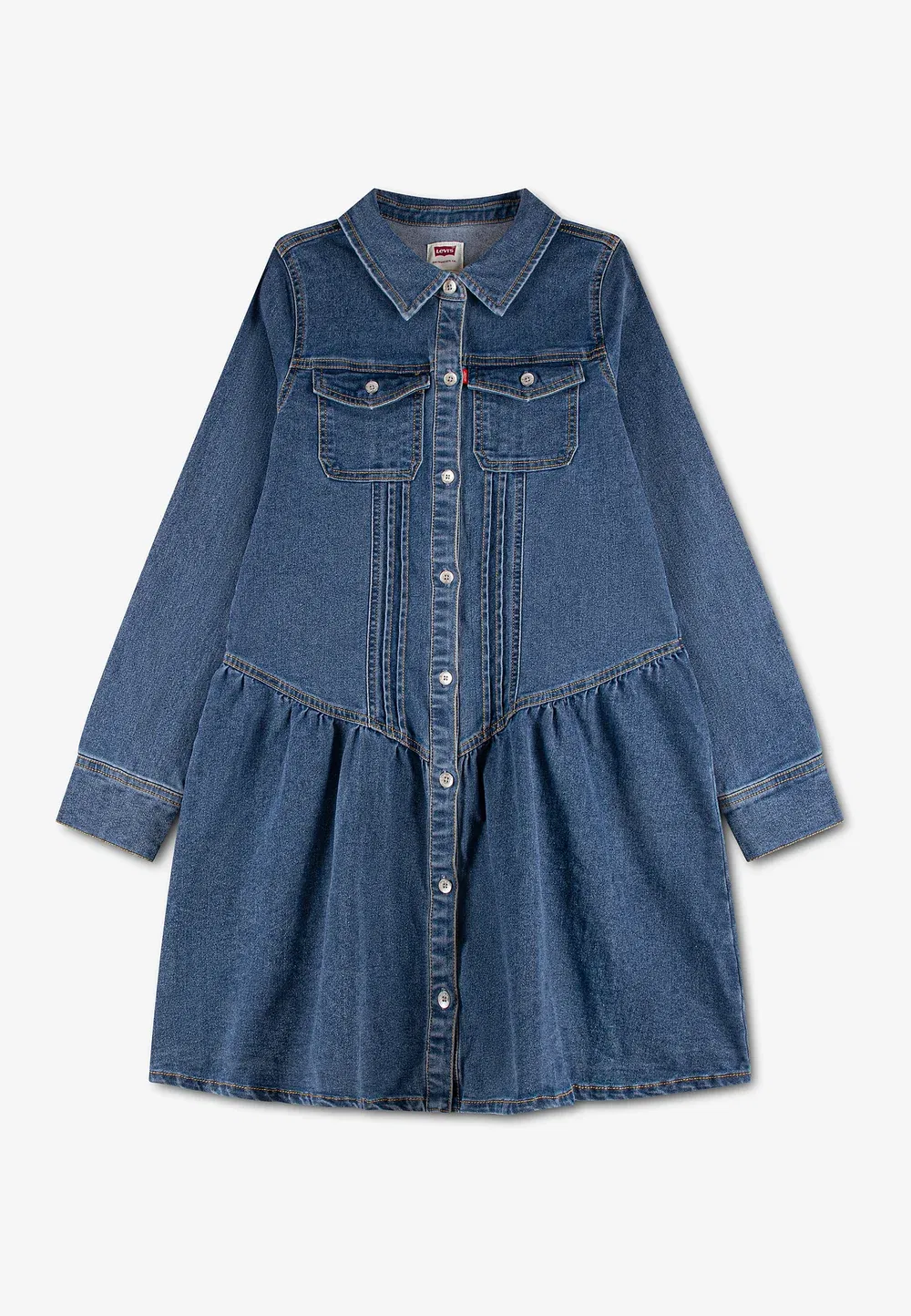 Джинсовое платье с длинными рукавами и заниженной талией Levi'S, Lasso