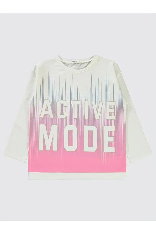 Детские свитшот для девочек с принтом Civil Girls, Off White