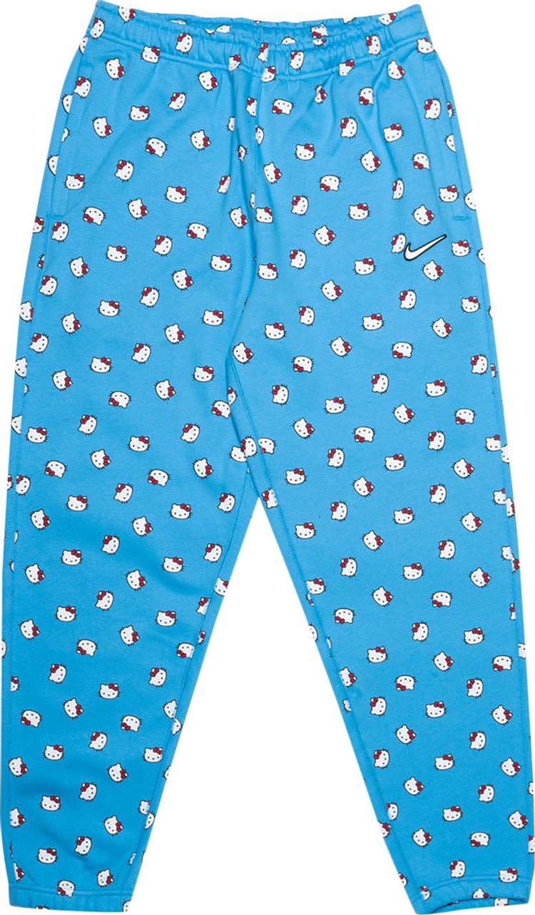 Спортивные брюки Nike x Hello Kitty Sweatpants 'University Blue', синий - фото