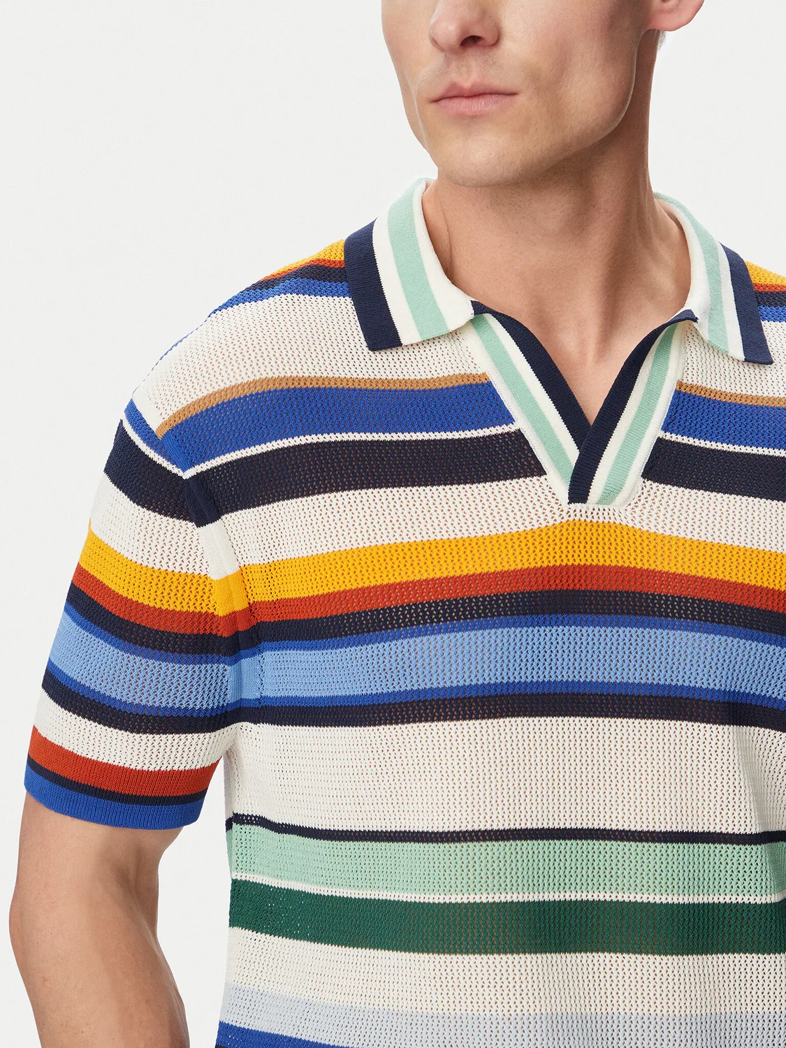 Мужское поло стандартного кроя Tommy Hilfiger, разноцветный — фото 4