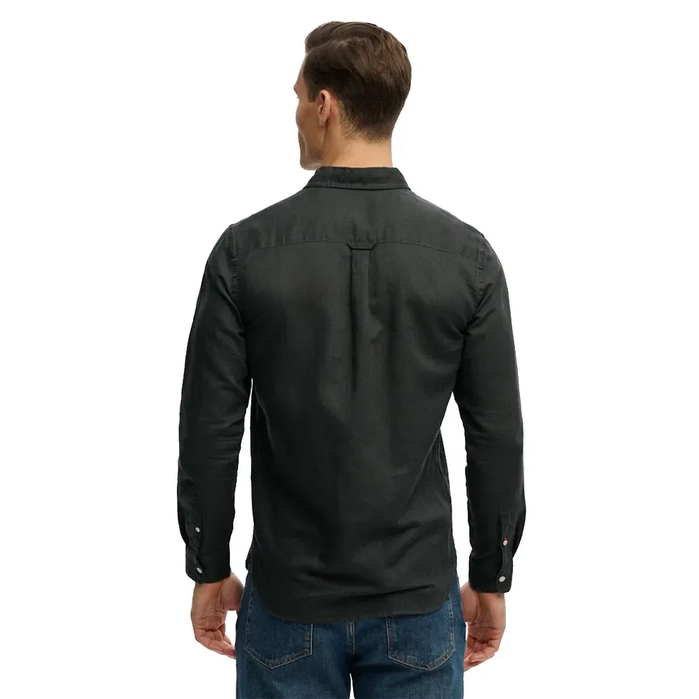 Рубашка с длинным рукавом M4011005A Superdry, черный — фото 2