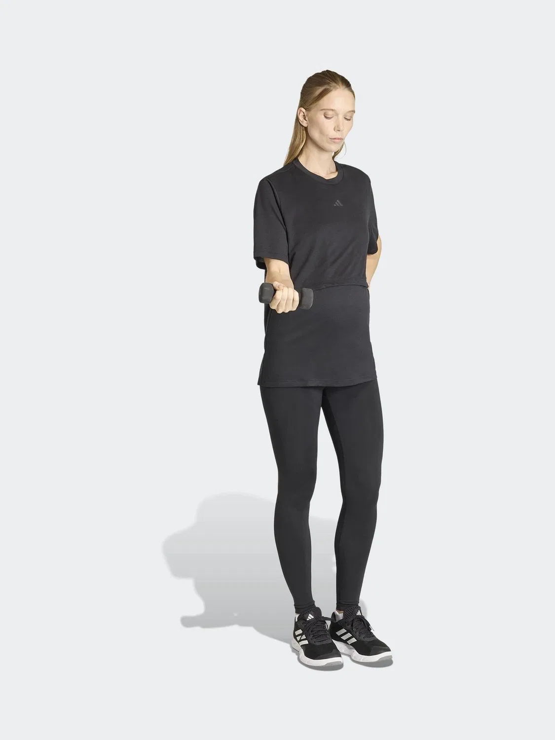 Футболка для тренировок, maternity adidas Black, черный — фото 3
