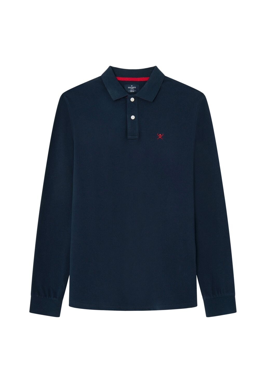 

Топ с длинными рукавами SLIM FIT LOGO Hackett London, темно-синий