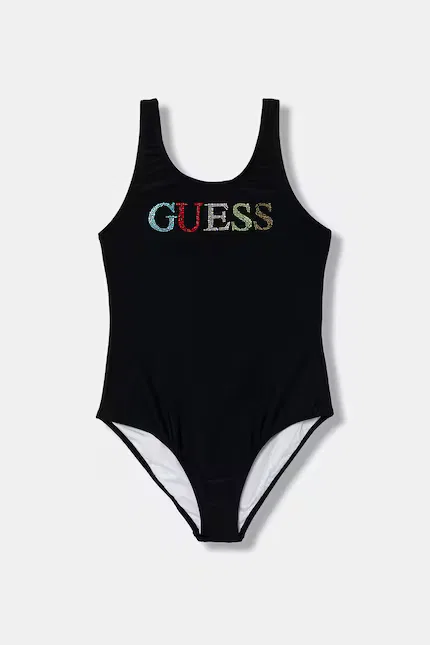 Купальник детский цельный Guess, черный
