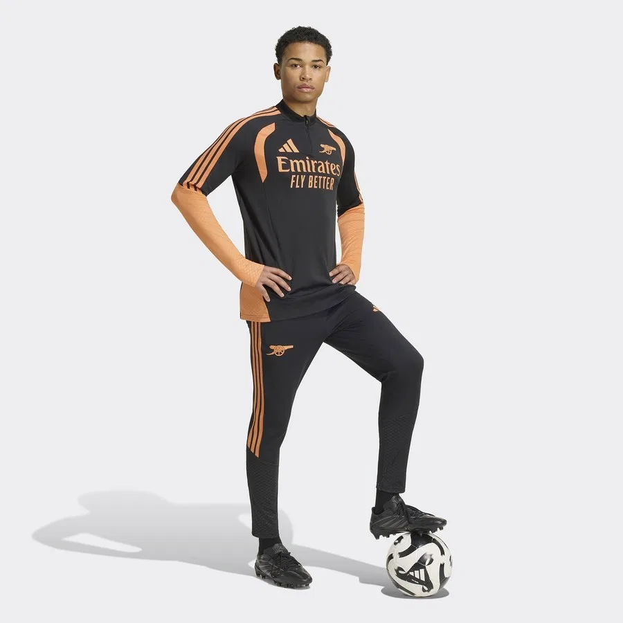 Свитшот мужской с длинным рукавом Tiro adidas, Черный — фото 2
