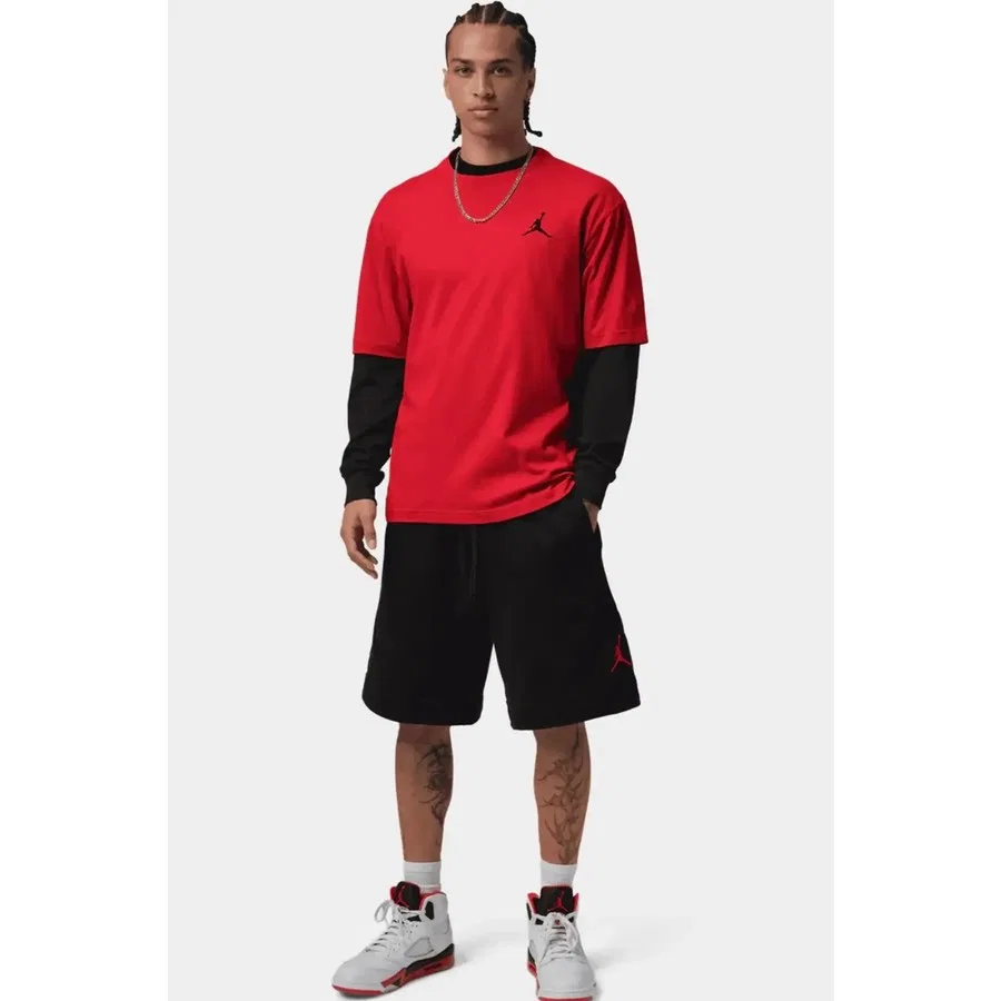 Футболка с коротким рукавом Jordan Jumpman Embroidered Nike, Красный — фото 4